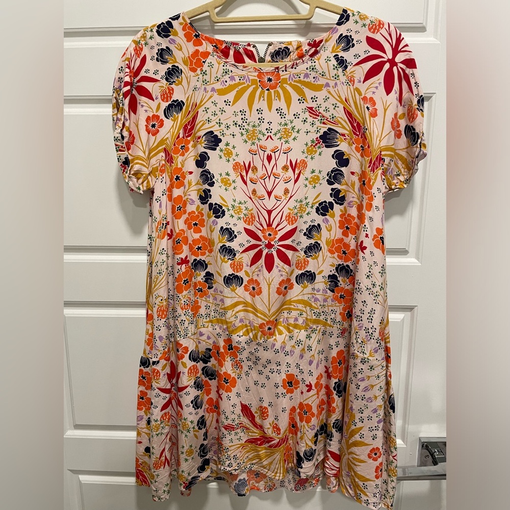 Free People floral shift dress